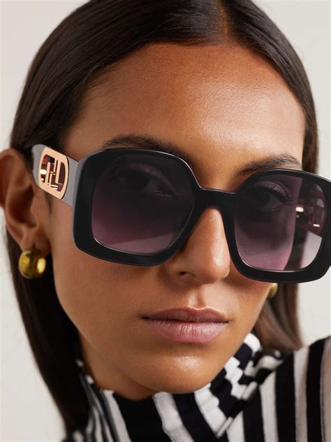 fendi black oversized sunglasses|Fendi oversized 56mm sunglasses.